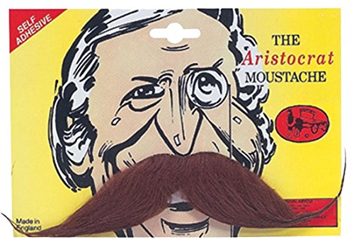 Adult Fancy Party Dress Accessory Fake Facial Hair Self Adhesive Aristocrat Tash
