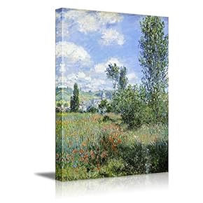 View of Vetheuil by Claude Monet Impressionist Art