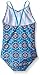 Kanu Surf Girls' Melody Beach Sport 1-Piece Swimsuit, Hannah Blue, 3T