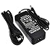 LEDwholesalers 24V 2.5A 60W AC/DC Power Adapter, 5.5x2.5mm DC Plug with Spring Clips, Black, UL-Listed, 3206-24VR2