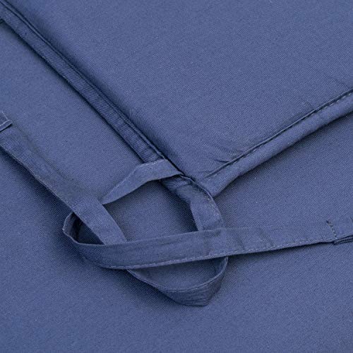 Baby Safe Crib Bumper Pads for Standard Cribs Machine Washable Padded Crib Liner Thick Padding for Nursery Bed Blue - Thumbnail 2