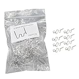 Ocamo Pre Cut Inside Corner Staples 0.8mm/0.6mm Plastic Stapler Repair Welders 100PCs