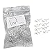 Ocamo Pre Cut Inside Corner Staples 0.8mm/0.6mm Plastic Stapler Repair Welders 100PCs