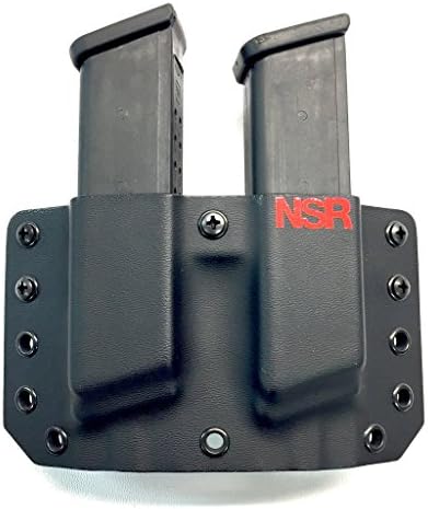NSR Tactical SDP Glock Double Mag Pouch OWB KYDEX Glock 17/19/26/34 sized Magazine Pouch Holster Made in the USA