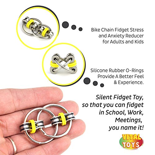 image for VITAL TOYS Fidget Toys 8 Pack Includes DNA Balls,Liquid Motion Timer,M