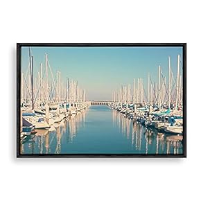 signwin Framed Canvas Wall Art Voyage Canvas Prints...