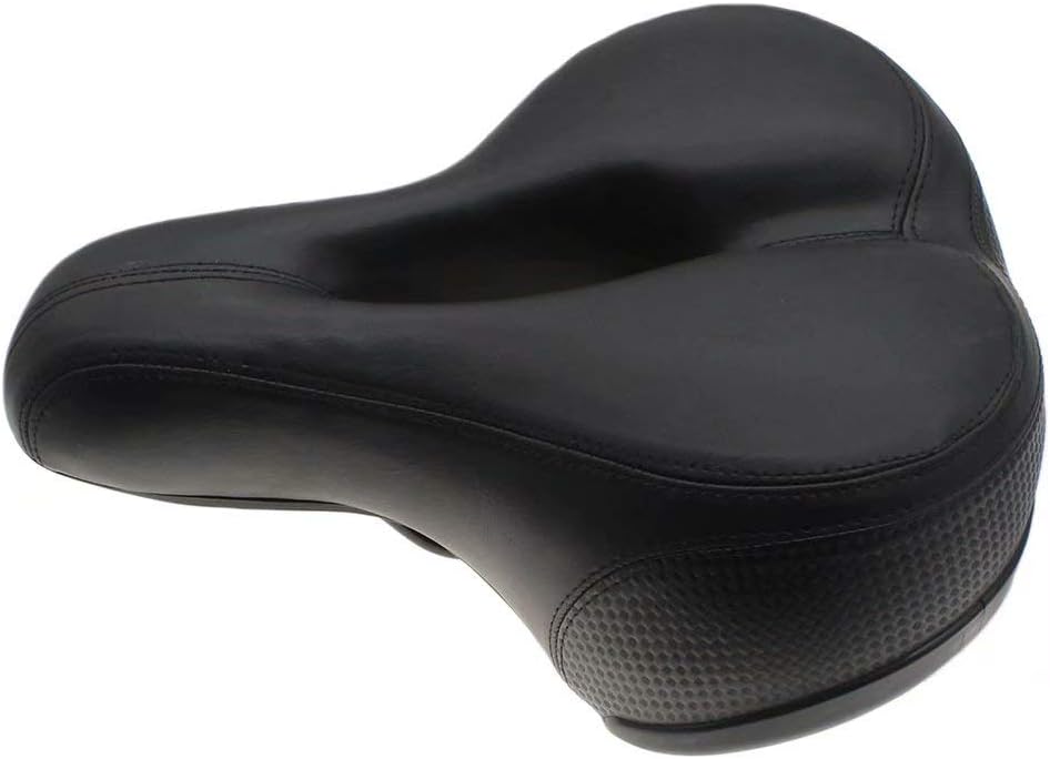 Paddsun Comfort Extra Wide Big Bum Seniors Bike Saddle Gel Cruiser Bicycle Seat Pad Fast