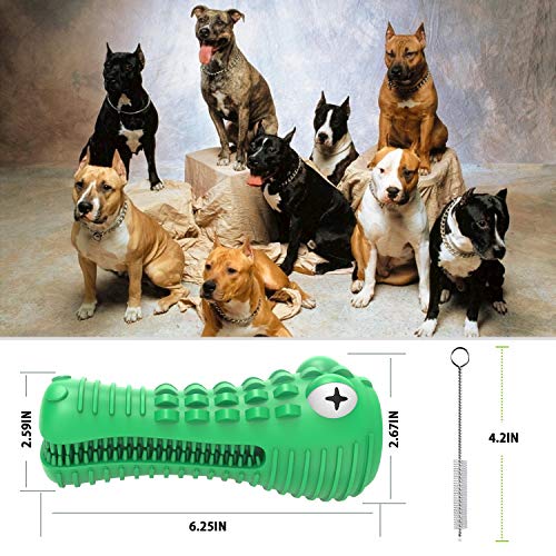Dog Chew Toy Tough Durable Indestructible Dental Toothbrush Teeth Cleaning Toy for Medium Large Pet Dogs