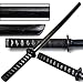 Ace Martial Arts Supply Kendo Wooden Natural Bokken Practice Samurai Katana Sword, 40-Inch (Black)