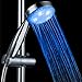 POLEND Rainbow 7 Color Changing LED Light Handheld Showerhead, Bathroom Showerhead, Easy Install, Water Powered (Two-Year Warranty)