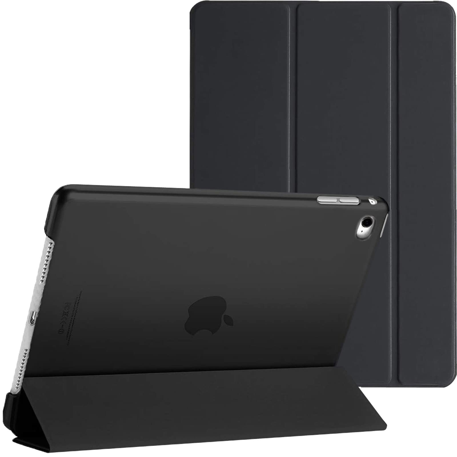 For Apple iPad 9.7 2017 5th Gen A1822 A1823 Smart Case with Automatic Magnetic Wake/Sleep (Black)