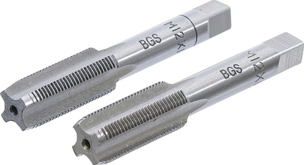BGS 1900-M12X1.0-B Tap Set Starter and Plug Tap 2 pcs M12 x 1.0