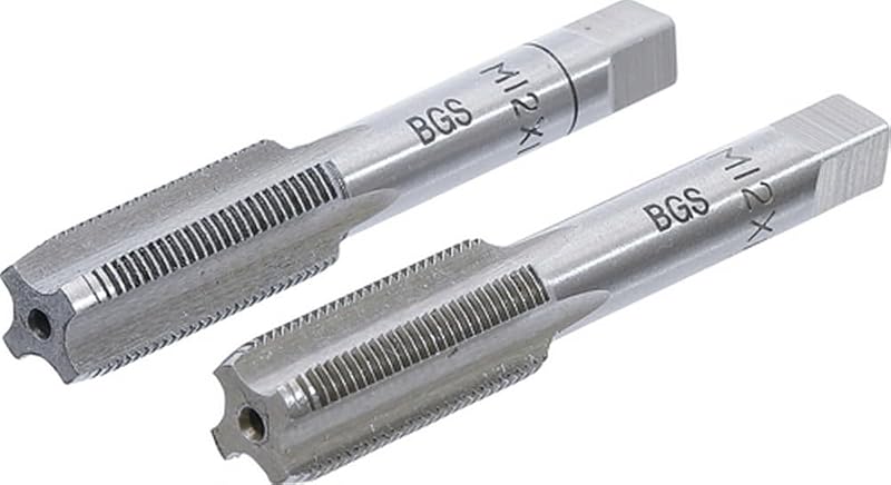 BGS 1900-M12X1.0-B Tap Set Starter and Plug Tap 2 pcs M12 x 1.0