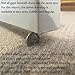 Jamm Door Stopper | Door Stop Wedge Holds Doors Open in Both Directions | Premium Non Rubber Non Slip Hardware | Standard Size | Dark Grey - 2 Pack