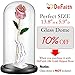 DEFAITH Real Rose 24K Gold Dipped, Forever Gifts for Wife Girlfriend Fiancee Her Valentines Day Anniversary Wedding and Marriage Proposal, Attractive Luster and Natural Shape with Crescent Stand