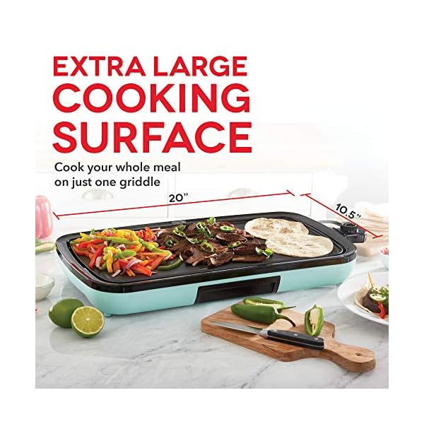 DASH Everyday Nonstick Electric Griddle for Pancakes, Burgers