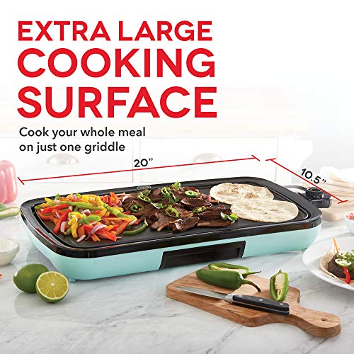 DASH Everyday Nonstick Electric Griddle for Pancakes, Burgers