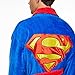 Superhero Comic Adult Mens Bath Robe (Superman (Blue))