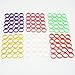 120PCS Poultry Leg Bands Bird Chicks Ducks Clip-on Rings 6 Colors