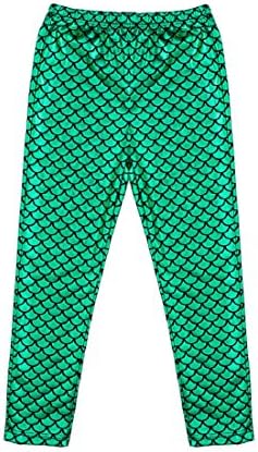 Crystalbella Kid Cosplay Girls Kids Simulation Mermaid Leggings Fitness Legging Pants