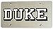 NCAA Duke Blue Devils Laser Inlaid Metal License Plate Tag
