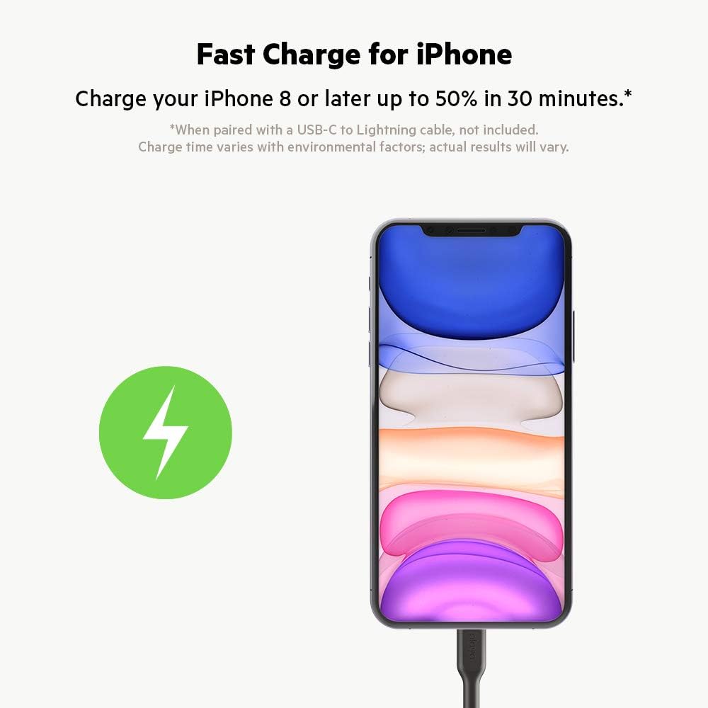 Belkin USB-C PD Car Charger 36W (Dual 18W USB-C Power Delivery Car Charger for iPhone 14 and 13 series, Samsung, Google and more) - Image 5