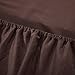 Honeymoon Super Soft Microfiber 3-Piece Bed Sheet Set, Twin, Dark Chocolate