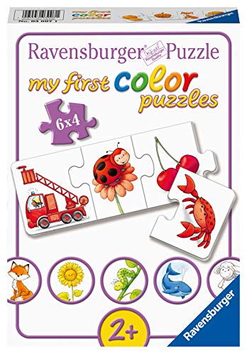 Ravensburger Kinderpuzzle - 03007 Alle meine Farben - my first color puzzle mit 6x4 Teilen - Puzzle für Kinder ab 2…