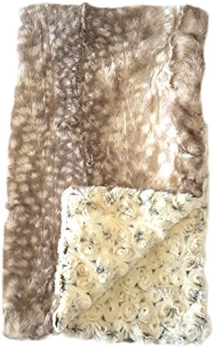 GoodDogBeds 15" x 18" Baabaa Dog Blanket, Fawn Cozy Fabric