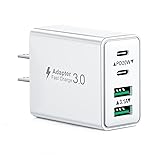 USB C Charger Block Fast Charging, 40W 4-Port USB C
