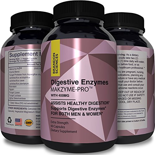 Best Selling Top Best 5 digestive enzyme supplements amylase bromelain