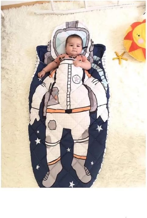 Trend Matters Galactic Astronaut Sleeping Bag for Kids (Navy Blue)