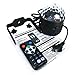 Disco Lights Sound Activated with Remote,Party Lights Disco Ball Light,Stage lights-Multi Colors Rotating Magic LED Strobe Lights for Halloween,Xmas Parties,Room,Pool,Club,Home,Church,Karaoke,Wedding