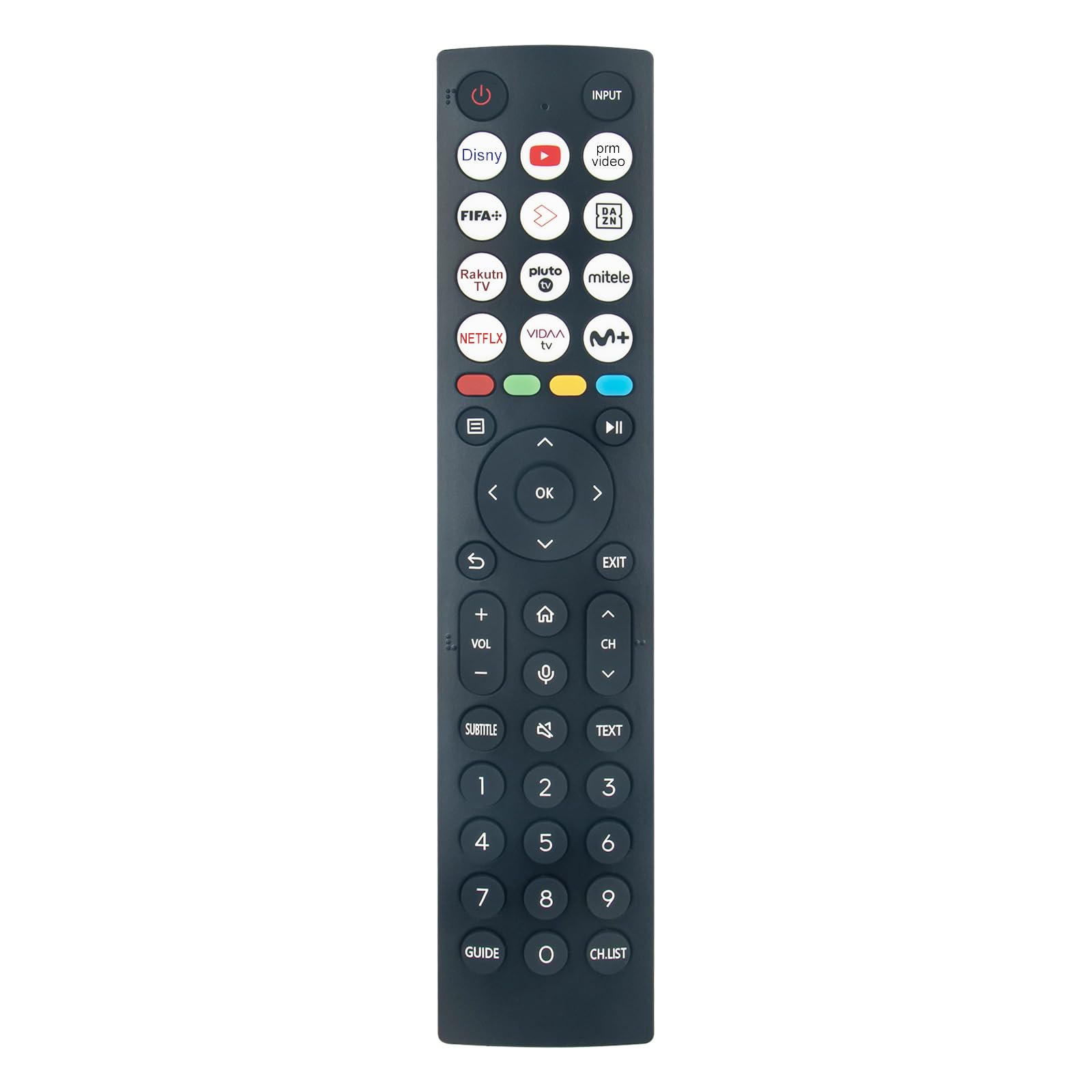 AULCMEET ERF2O36 ERF2O36H New Replace Voice Remote fit for Hisense 4K UHD HDR Smart TV 43E62KT 43E63KT 43A6KTUK 43A67KTUK 43A68KTUK 43A69KTUK 43E6KTUK 43E61KTUK