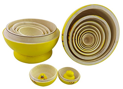 4 Handmade+Russian+Matryoshka+Christmas+Decoration