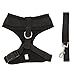 Artempo Soft Padded Vest Dog Harness No Pull No Choke No Tugging Medium Size Color Black for Dogs Puppies Pets(Black)