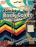 Jumbo Book Cover XXL ~ fits books 10 x 15 (Zig-Zag)