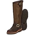 Chippewa Men's Brome 17" Waterproof Pull-On Snake Boots - Hunting, Outdoor Work, Slip - Resistant Snake Boots for Men