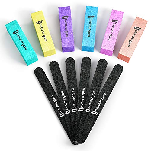 Nail File and Buffer Kit, 12-Pack Professional Emery Board & Buffer Block Manicure Set for Nails - Salon Quality Buffers and Filer Tools for Women and Men - Thumbnail 5