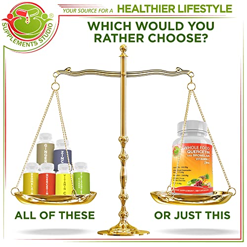 Quercetin 500mg Quercetin with Bromelain Zinc Quercetin and Vitamin