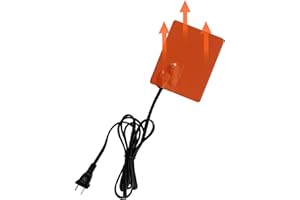 KENUOS Engine Block Heater Oil Pan Heater Pad with Thermostat 120V 150W 4 X 5 Inch 3M Self-adhesive Metal Surface Dipstick Engine Block Gear Box Heater Silicone Heating Pad with 68 Inch Power Cord