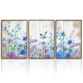 signwin 3 Piece Framed Canvas Wall Art Wild...