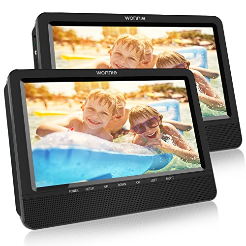10.5   dual screen dvd player for car headrest portable…