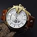 CURREN Original Men's Sports Waterproof Calendar Leather Strap Wrist Watch Good Quality 8176 Gold Brown
