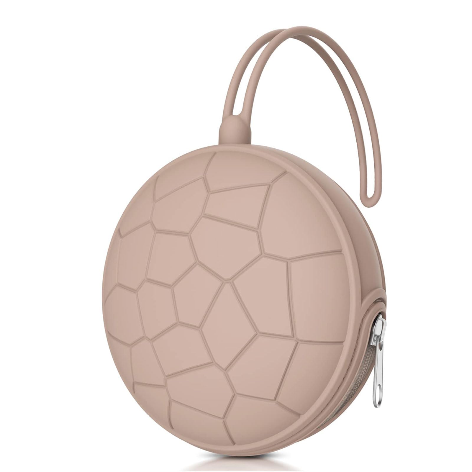 Smlpuame Dummy Holder Case Set,BPA Free Silicone Pacifier Holder Pod,Dummy Storage Box,Portable Soother Pods for Baby Nappy Changing Bag Stroller,Travel,Home,Easy to Clean(Blush)