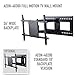 Full Motion TV Wall Mount with 28 inch Extension, Fits 37 to 70 Inch TVs, Installs on 24 or 16 Inch Studs (Aeon 40300-37-70 Inch TVs)