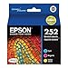 Epson T252520 DURABrite Ultra Standard-Capacity Color Ink Cartridge, Multipack (C/M/Y - 252)
