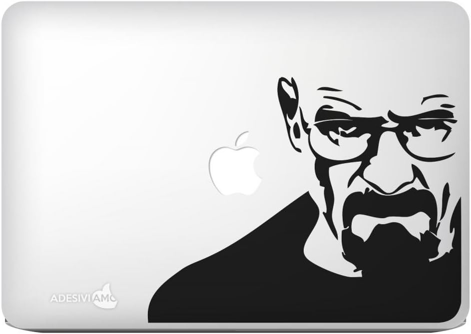 Heisenberg Breaking Bad Sticker Stickers Decal for Apple MacBook mac modelli Tutti I black 11 "Macbook Air