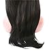 Dovie Hair 360 Glueless Lace Frontal Wig Natural Straight Brazilian Human Virgin Hair 150% Density Pre Plucked Hairline With Baby Hair Bleached Knots Natural Color (16'' 150% density, Natural Color)