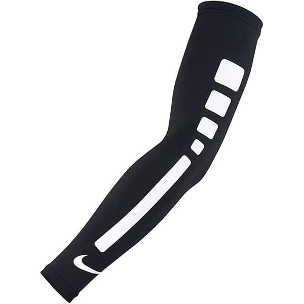 その他 NIKE pro elite arm sleeve M size NIKE Manga unissex Pro Elite 2.0 Elite Sleeve, Preto/branco., G-GG